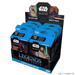 STAR WARS UNLIMITED - LEGENDS OF THE FORCE SPOTLIGHT DECKS : DARTH MAUL AND QUI-GON JINN TWO PLAYER STARTER (EN)